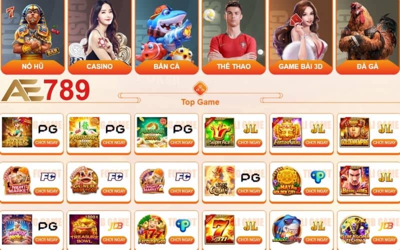 Giao diện nhà cái AE789 đẹp mắt Giao diện nhà cái AE789 đẹp mắt